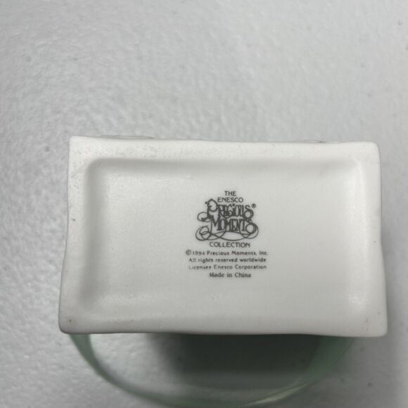 Enesco Precious Moments Surrounded With Joy Porcelain Gift Bag Friendship 1994 - Picture 3 of 10